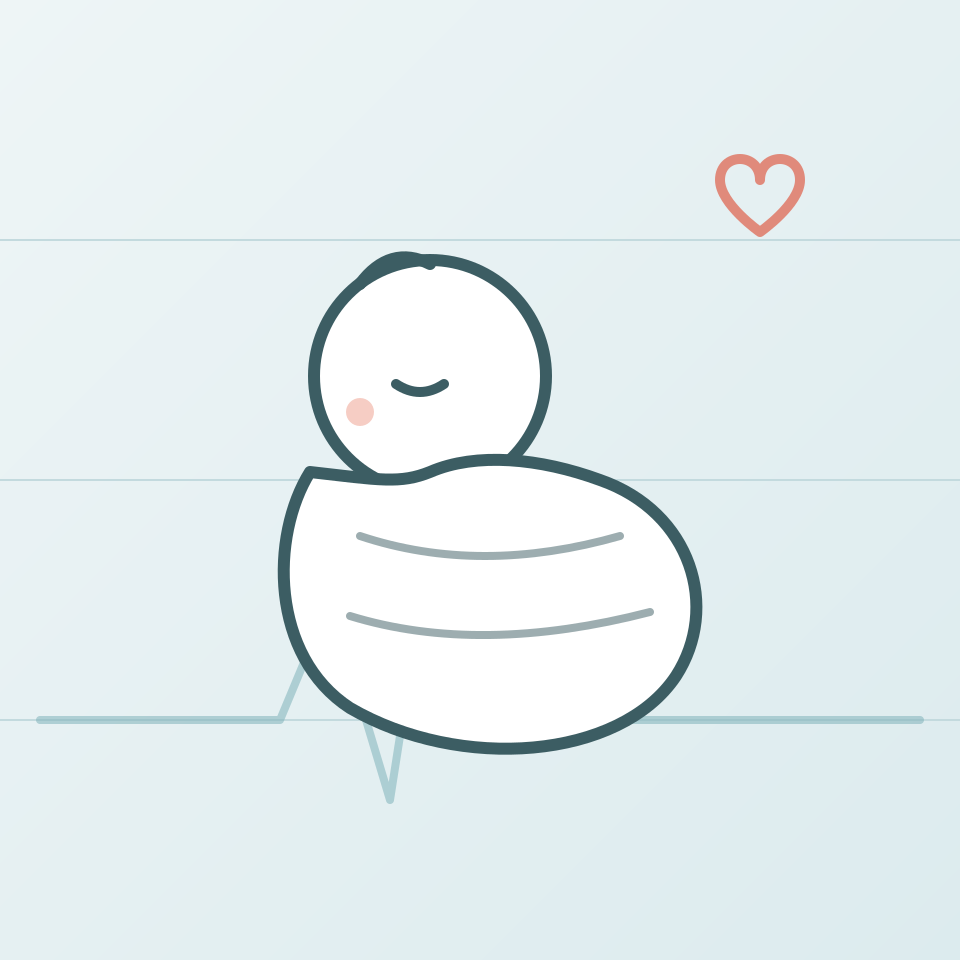 Illustration representing a recovered infant patient